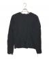 JOHN LAWRENCE SULLIVAN (ジョン ローレンス サリバン) WOOL JACQUARD CUT-OUT CREW NECK TOP ブラック サイズ:M：15000円