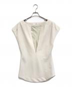 entire studiosエンタイアスタジオ）の古着「DEEP VEE TANK」｜アイボリー