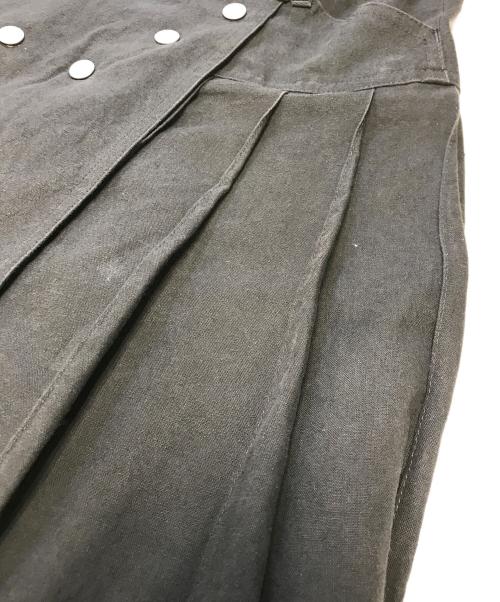 BIBLIOTHERK（ビブリオテーク）BIBLIOTHERK (ビブリオテーク) GERMAN PLEATED SKIRT グレー サイズ:表記なしの古着・服飾アイテム
