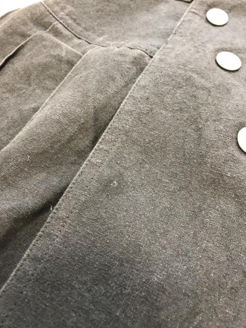 BIBLIOTHERK（ビブリオテーク）BIBLIOTHERK (ビブリオテーク) GERMAN PLEATED SKIRT グレー サイズ:表記なしの古着・服飾アイテム