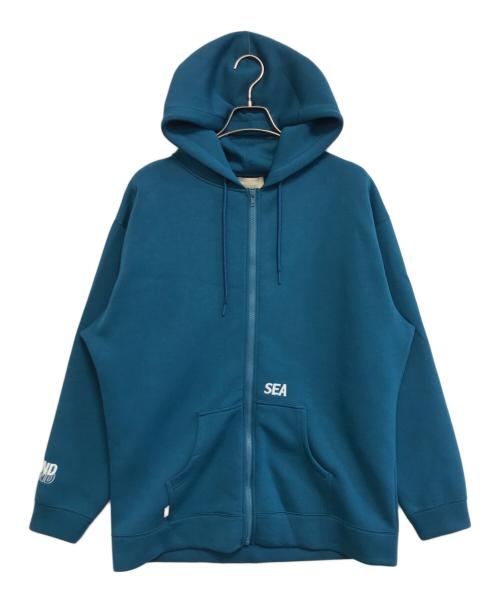 WIND AND SEA（ウィンダンシー）WIND AND SEA (ウィンダンシー) Cardboard Zip Up Hoodie ブルー サイズ:XLの古着・服飾アイテム