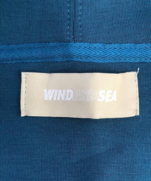 WIND AND SEA（ウィンダンシー）WIND AND SEA (ウィンダンシー) Cardboard Zip Up Hoodie ブルー サイズ:XLの古着・服飾アイテム