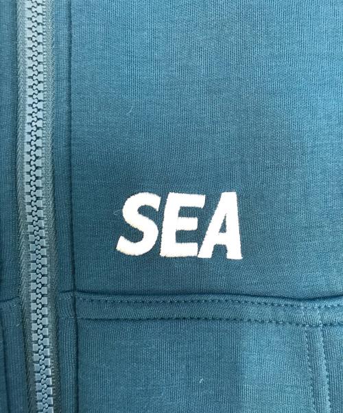WIND AND SEA（ウィンダンシー）WIND AND SEA (ウィンダンシー) Cardboard Zip Up Hoodie ブルー サイズ:XLの古着・服飾アイテム