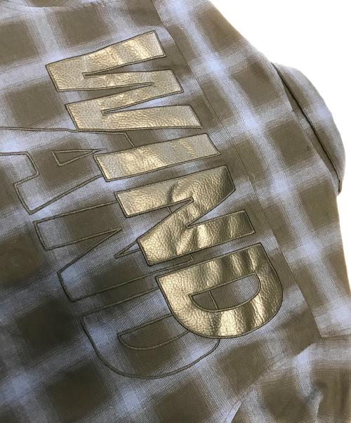 WIND AND SEA（ウィンダンシー）WIND AND SEA (ウィンダンシー) Ombre Plaid Nel Shirt ブルー×ブラック サイズ:XLの古着・服飾アイテム