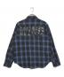 WIND AND SEA (ウィンダンシー) Ombre Plaid Nel Shirt ブルー×ブラック サイズ:XL：18000円