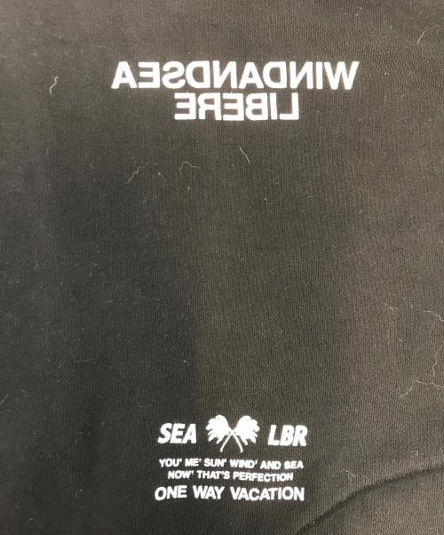 WIND AND SEA（ウィンダンシー）WIND AND SEA (ウィンダンシー) LIBERE (リベーレ) HARF-ZIP HOODIE ブラック サイズ:XLの古着・服飾アイテム