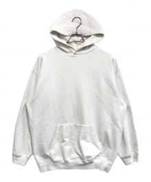BALENCIAGA（バレンシアガ）の古着「バックプリントロゴパーカー」｜ホワイト