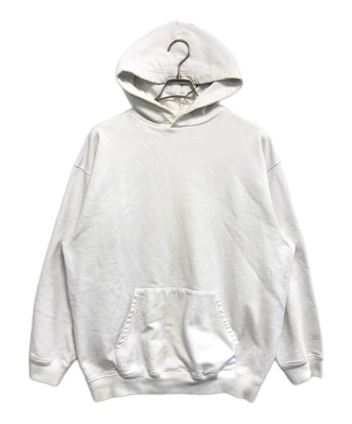 BALENCIAGA（バレンシアガ）BALENCIAGA (バレンシアガ) バックプリントロゴパーカー ホワイト サイズ:Mの古着・服飾アイテム