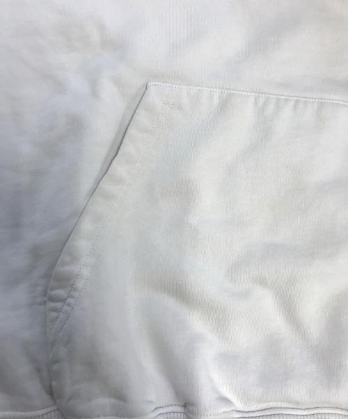 BALENCIAGA（バレンシアガ）BALENCIAGA (バレンシアガ) バックプリントロゴパーカー ホワイト サイズ:Mの古着・服飾アイテム
