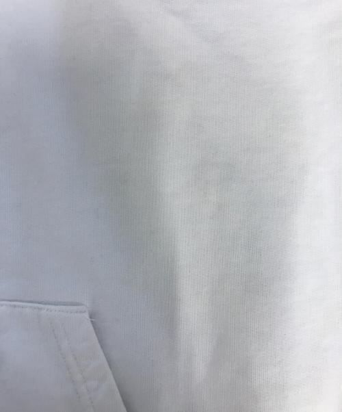 BALENCIAGA（バレンシアガ）BALENCIAGA (バレンシアガ) バックプリントロゴパーカー ホワイト サイズ:Mの古着・服飾アイテム