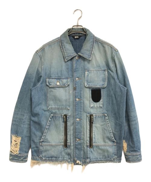 DIESEL（ディーゼル）DIESEL (ディーゼル) D-SERLE デニムジャケット インディゴ サイズ:Lの古着・服飾アイテム
