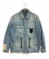 DIESEL（ディーゼル）の古着「D-SERLE デニムジャケット」｜インディゴ