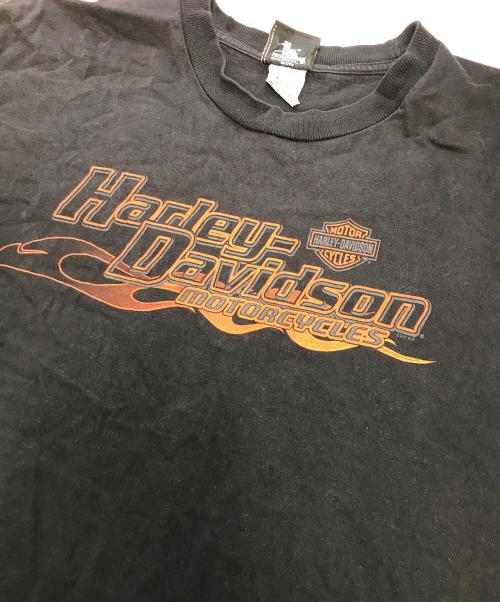 モーターサイクルロングスリーブTシャツ（モーターサイクルロングスリーブTシャツ）モーターサイクルロングスリーブTシャツ (モーターサイクルロングスリーブTシャツ) HARLEY-DAVIDSON(ハーレーダビッドソン) モーターサイクルロングスリーブTシャツ ブラック サイズ:XLの古着・服飾アイテム