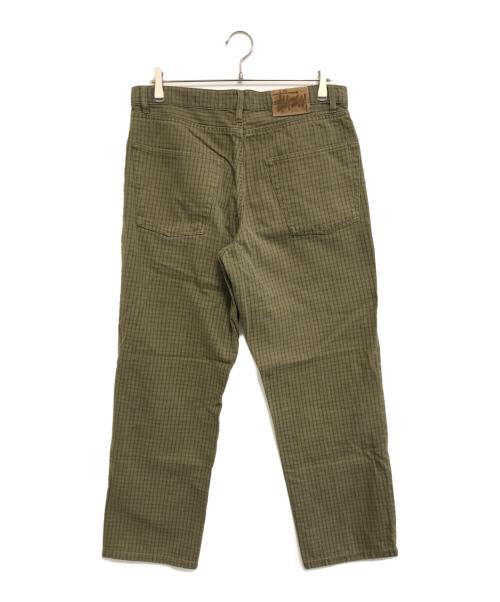 stussy（ステューシー）stussy (ステューシー) Check Big OL グリーン サイズ:32の古着・服飾アイテム