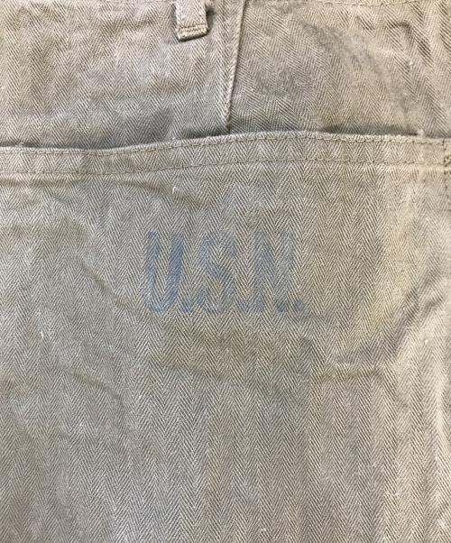 BUZZ RICKSON'S（バズリクソンズ）BUZZ RICKSON'S (バズリクソンズ) U.S. NAVY N-3 TROUSERS オリーブ サイズ:36 31の古着・服飾アイテム