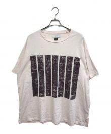 FACETASM（ファセッタズム）の古着「7BARS BIG TEE」｜ピンク