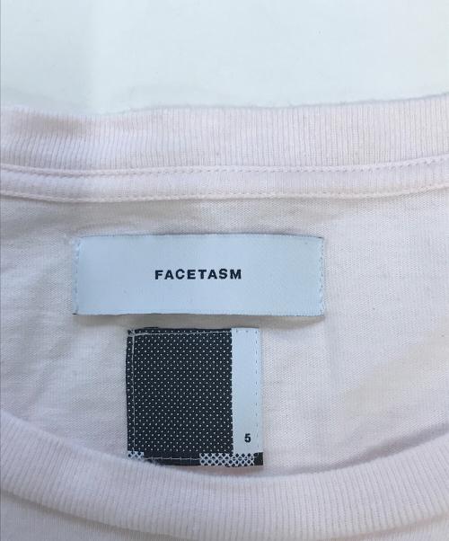 FACETASM（ファセッタズム）FACETASM (ファセッタズム) 7BARS BIG TEE ピンク サイズ:5の古着・服飾アイテム
