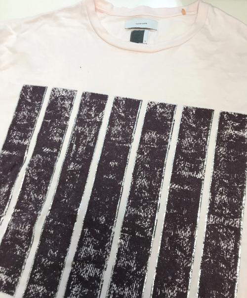 FACETASM（ファセッタズム）FACETASM (ファセッタズム) 7BARS BIG TEE ピンク サイズ:5の古着・服飾アイテム