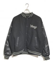 X-LARGE（エクストララージ）の古着「VARSITY JACKET」｜ブラック