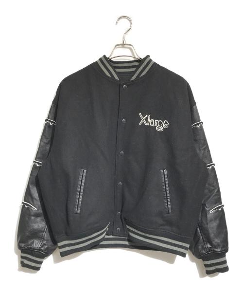 X-LARGE（エクストララージ）X-LARGE (エクストララージ) VARSITY JACKET ブラック サイズ:Lの古着・服飾アイテム