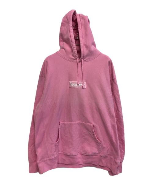 SUPREME（シュプリーム）Supreme (シュプリーム) Box Logo Hooded Sweatshirt ピンク サイズ:XXLの古着・服飾アイテム