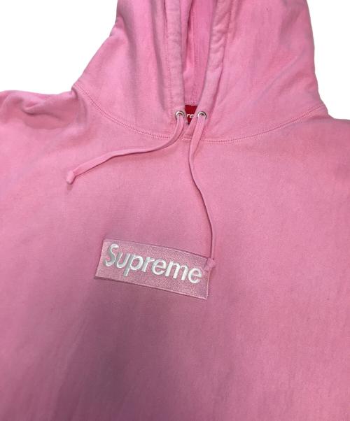 SUPREME（シュプリーム）Supreme (シュプリーム) Box Logo Hooded Sweatshirt ピンク サイズ:XXLの古着・服飾アイテム
