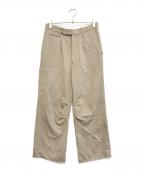 TOZAOUトザオウ）の古着「Coin Ticket Pants」｜ベージュ