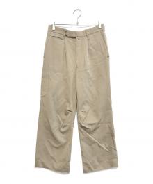 TOZAOU（トザオウ）の古着「Coin Ticket Pants」｜ベージュ