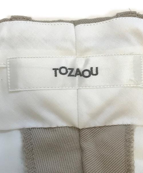 TOZAOU（トザオウ）TOZAOU (トザオウ) Coin Ticket Pants ベージュ サイズ:Ⅿの古着・服飾アイテム