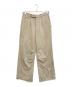 TOZAOU（トザオウ）の古着「Coin Ticket Pants」｜ベージュ