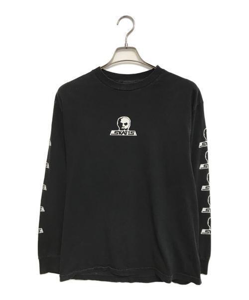SKULL SKATES（スカルスケーツ）skull skates (スカルスケーツ) プリントカットソー ブラック サイズ:Mの古着・服飾アイテム