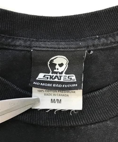 SKULL SKATES（スカルスケーツ）skull skates (スカルスケーツ) プリントカットソー ブラック サイズ:Mの古着・服飾アイテム