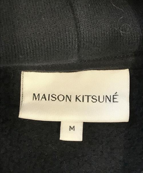 maison kitsune（メゾンキツネ）MAISON KITSUNE (メゾンキツネ) BOLD FOX HEAD PATCH COMFORT HOODIE ブラック サイズ:Mの古着・服飾アイテム