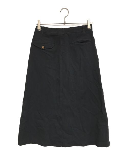 COMME des GARCONS COMME des GARCONS（コムデギャルソン コムデギャルソン）COMME des GARCONS COMME des GARCONS (コムデギャルソン コムデギャルソン) ポリ縮絨スカート ブラック サイズ:Sの古着・服飾アイテム