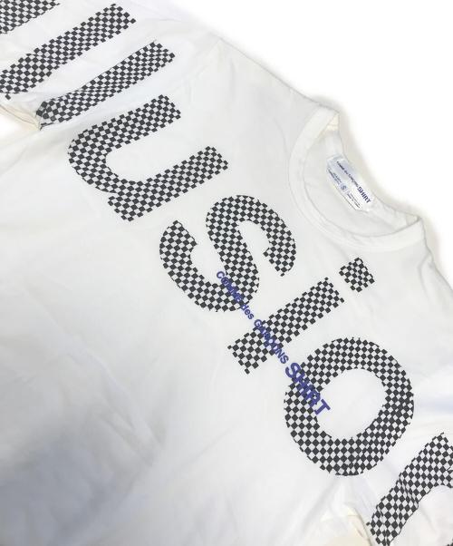 COMME des GARCONS SHIRT（コムデギャルソンシャツ）COMME des GARCONS SHIRT (コムデギャルソンシャツ) プリントTシャツ ホワイト サイズ:Sの古着・服飾アイテム