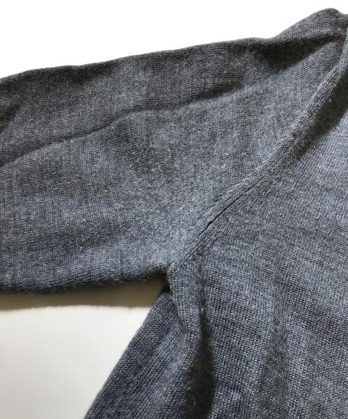 COMME des GARCONS HOMME DEUX（コムデギャルソン オム ドゥ）COMME des GARCONS HOMME DEUX (コムデギャルソン オム ドゥ) 裾切替ニットカーディガン グレー サイズ:Sの古着・服飾アイテム