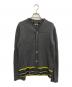 COMME des GARCONS HOMME DEUX（コムデギャルソン オム ドゥ）の古着「裾切替ニットカーディガン」｜グレー
