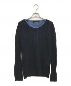 tricot COMME des GARCONSトリココムデギャルソン）の古着「ドッキングニット」｜ブラック