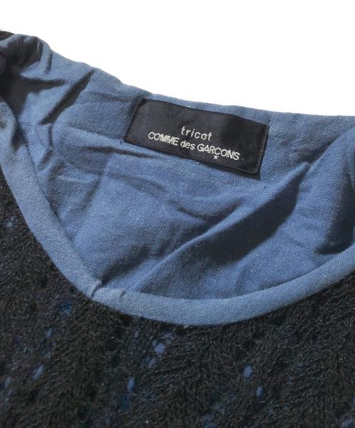 tricot COMME des GARCONS（トリココムデギャルソン）tricot COMME des GARCONS (トリココムデギャルソン) ドッキングニット ブラック サイズ:表記なしの古着・服飾アイテム