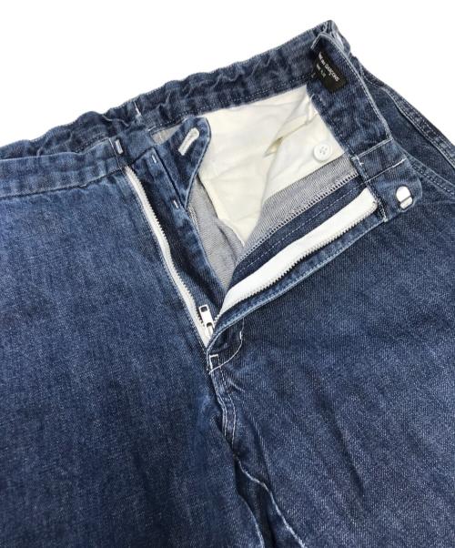 COMME des GARCONS HOMME PLUS（コムデギャルソンオムプリュス）COMME des GARCONS HOMME PLUS (コムデギャルソンオムプリュス) フラワーペイント デニムパンツ インディゴ サイズ:Lの古着・服飾アイテム