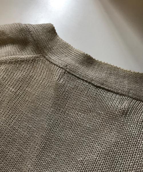 COMME des GARCONS HOMME（コムデギャルソン オム）COMME des GARCONS HOMME (コムデギャルソン オム) リネンニットカーディガン ベージュ サイズ:表記なしの古着・服飾アイテム