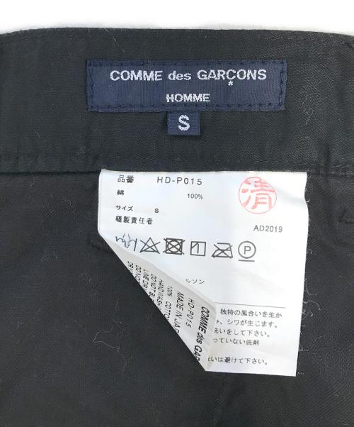 COMME des GARCONS HOMME（コムデギャルソン オム）COMME des GARCONS HOMME (コムデギャルソン オム) タックパンツ ブラック サイズ:Sの古着・服飾アイテム