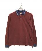 COMME des GARCONS HOMME PLUSコムデギャルソンオムプリュス）の古着「長袖ポロシャツ」｜レッド