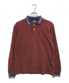 COMME des GARCONS HOMME PLUS（コムデギャルソンオムプリュス）の古着「長袖ポロシャツ」｜レッド
