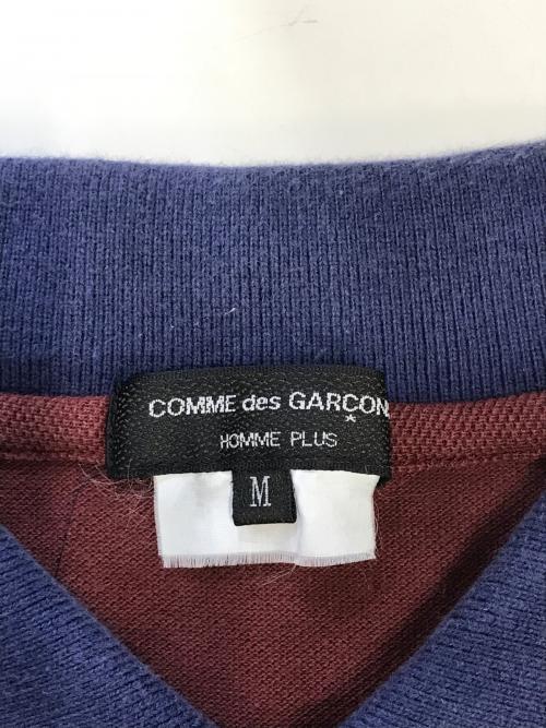 COMME des GARCONS HOMME PLUS（コムデギャルソンオムプリュス）COMME des GARCONS HOMME PLUS (コムデギャルソンオムプリュス) 長袖ポロシャツ レッド サイズ:Mの古着・服飾アイテム