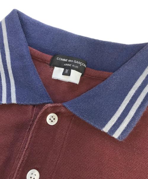 COMME des GARCONS HOMME PLUS（コムデギャルソンオムプリュス）COMME des GARCONS HOMME PLUS (コムデギャルソンオムプリュス) 長袖ポロシャツ レッド サイズ:Mの古着・服飾アイテム