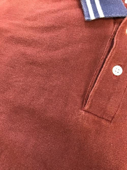 COMME des GARCONS HOMME PLUS（コムデギャルソンオムプリュス）COMME des GARCONS HOMME PLUS (コムデギャルソンオムプリュス) 長袖ポロシャツ レッド サイズ:Mの古着・服飾アイテム