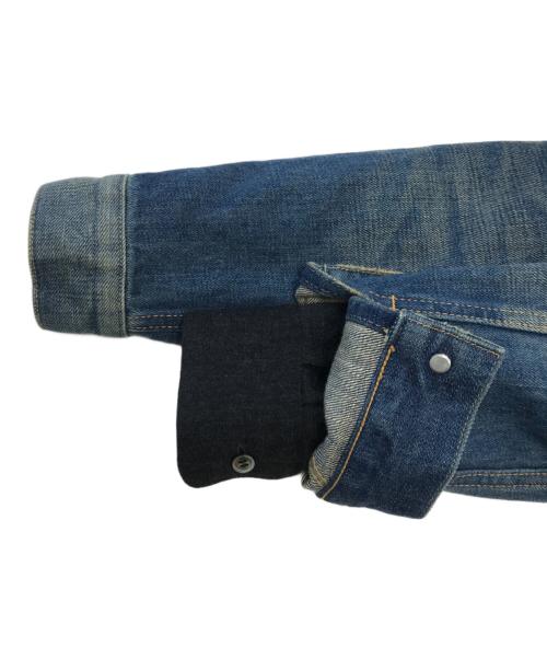 JUNYA WATANABE COMME des GARCONS（(ジュンヤワタナベ コムデギャルソン）JUNYA WATANABE COMME des GARCONS ((ジュンヤワタナベ コムデギャルソン) デニムジャケット ドッキングワンピース インディゴ×ブラック サイズ:XSの古着・服飾アイテム