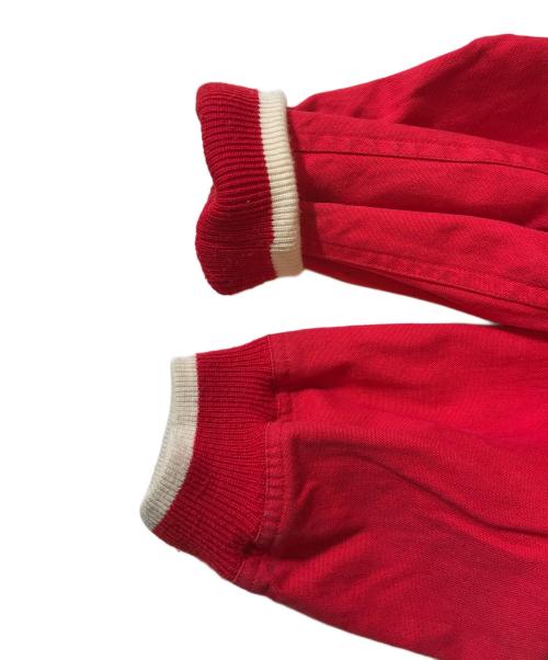 I.S.（アイエス）I.S. (アイエス) ロゴ ボンバージャケット レッド サイズ:SIZE9の古着・服飾アイテム