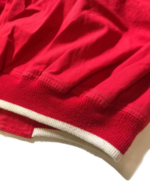 I.S.（アイエス）I.S. (アイエス) ロゴ ボンバージャケット レッド サイズ:SIZE9の古着・服飾アイテム